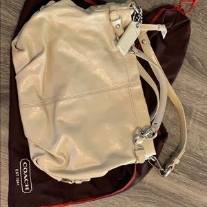 Coach purse with cloth bag